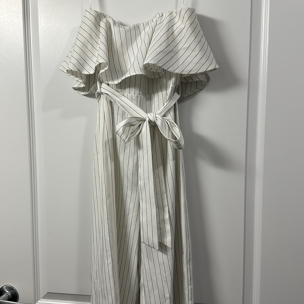 Pin Striped Jumpsuit